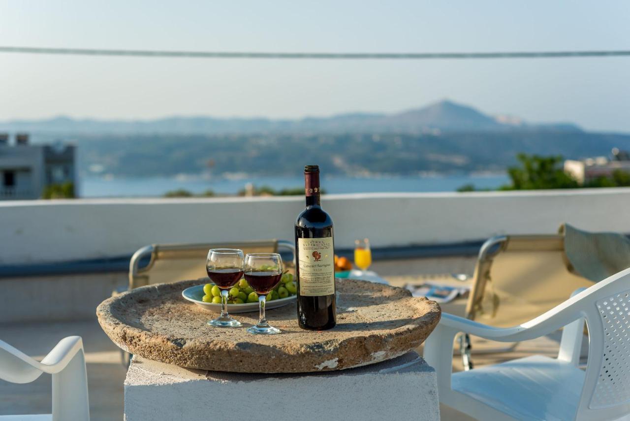 Bella-Maria At Aptera With Mountain And Sea View !! Chania  Luaran gambar