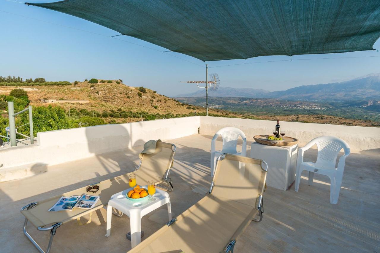 Bella-Maria At Aptera With Mountain And Sea View !! Chania  Luaran gambar
